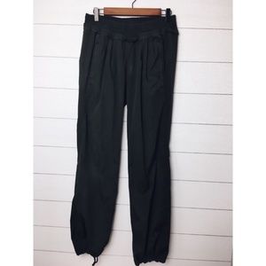 Lululemon Black Drawstring Ankle Studio Pants